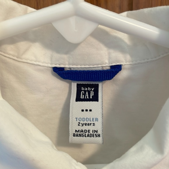 Baby Gap Toddler Boy Short Sleeve Button Down Shirt - Size 2 Years - Picture 4 of 5